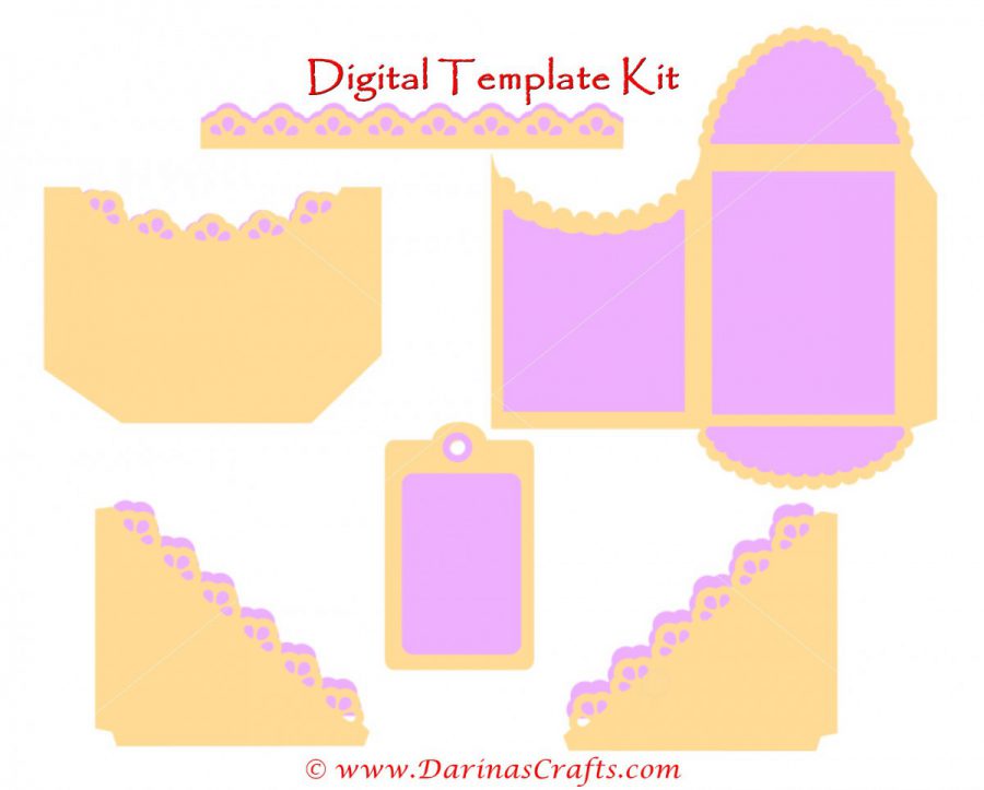 Digital Templates for Pockets, Border, and Tag