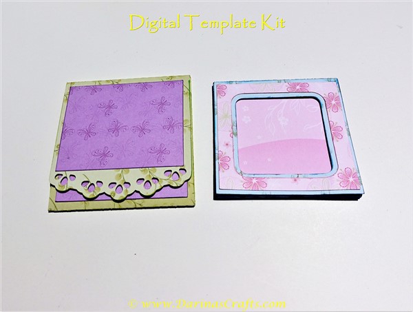 Photo Mats Digital Templates with Secret Flaps
