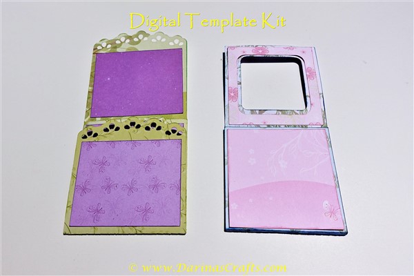 Photo Mats Digital Templates with Secret Flaps