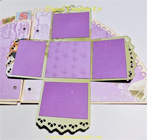 Photo Mats Digital Templates with Secret Flaps