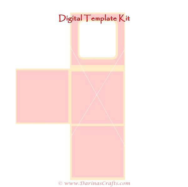 Photo Mats Digital Templates with Secret Flaps