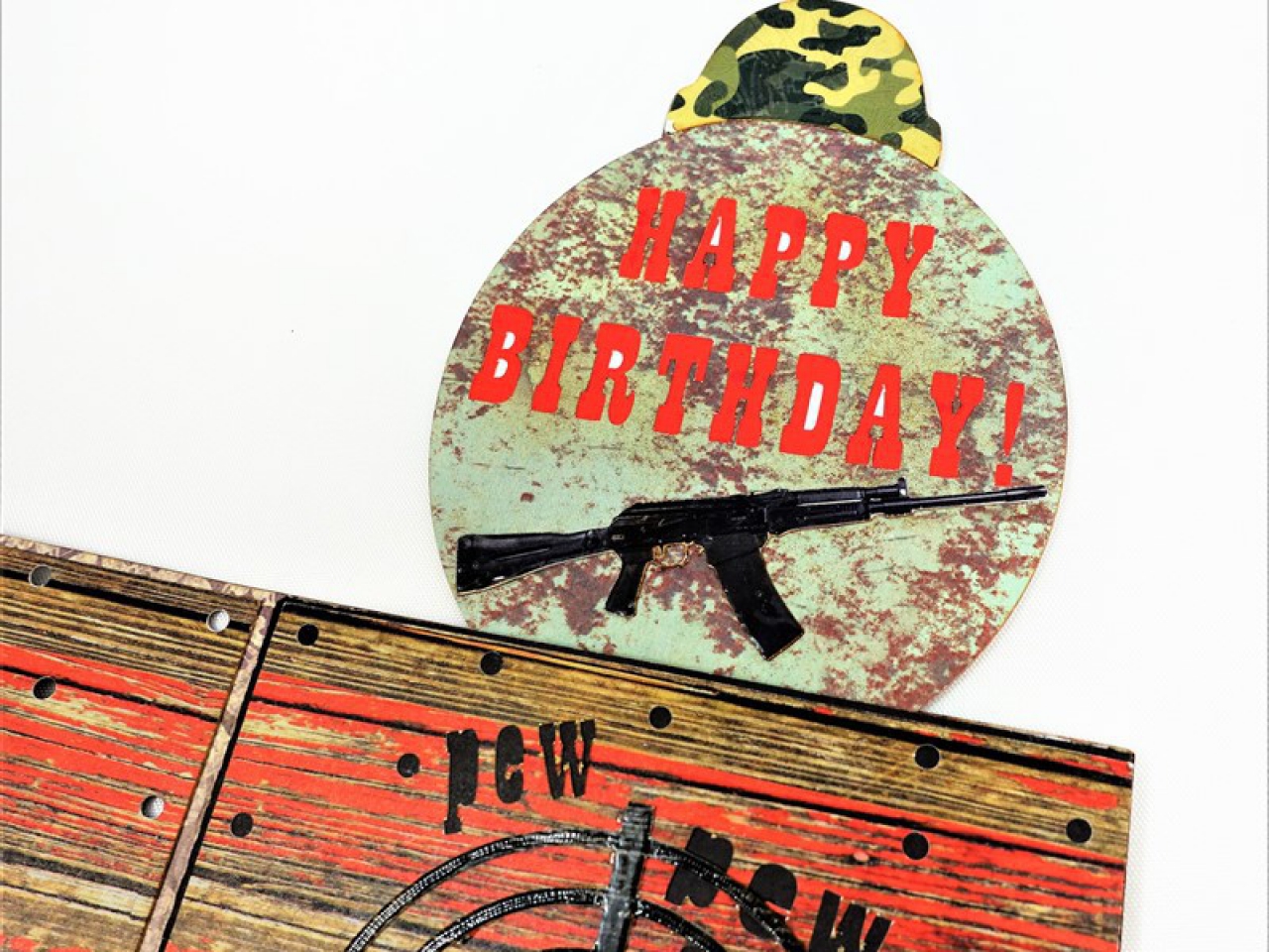 Military Interactive Card Digital Template – Happy Birthday Card with ...