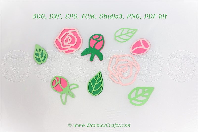 Darina's Crafts Rose-Flowers-Kit05_byDarinasCrafts  