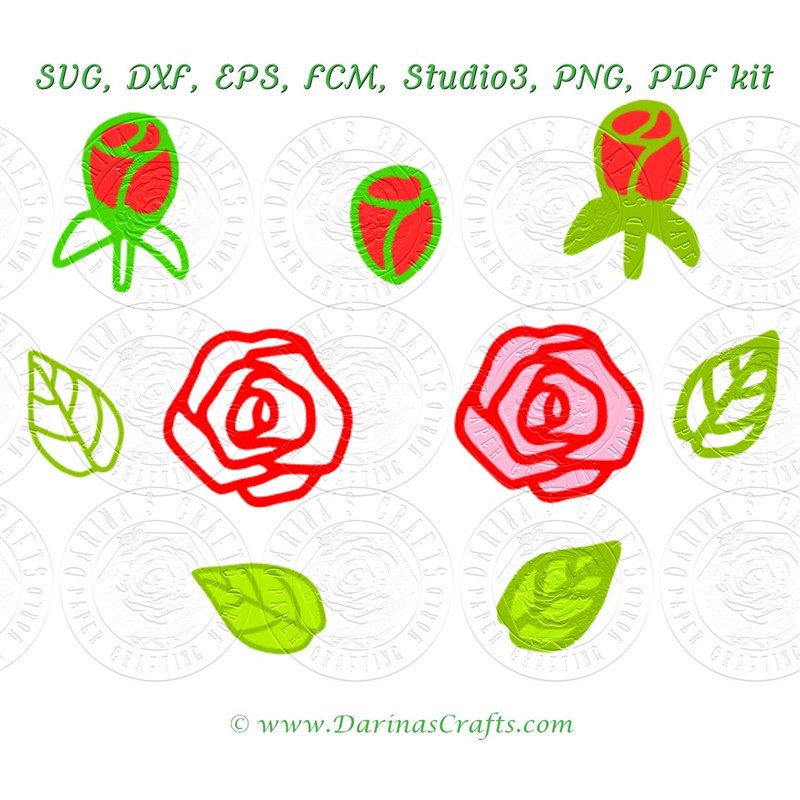 Darina's Crafts Rose-Flowers-SVG-Kit_Template-preview_DarinasCrafts2800-x-800  