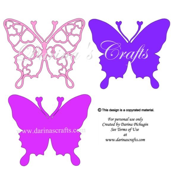 Darina's Crafts Heart_Butterfly_byDarina  