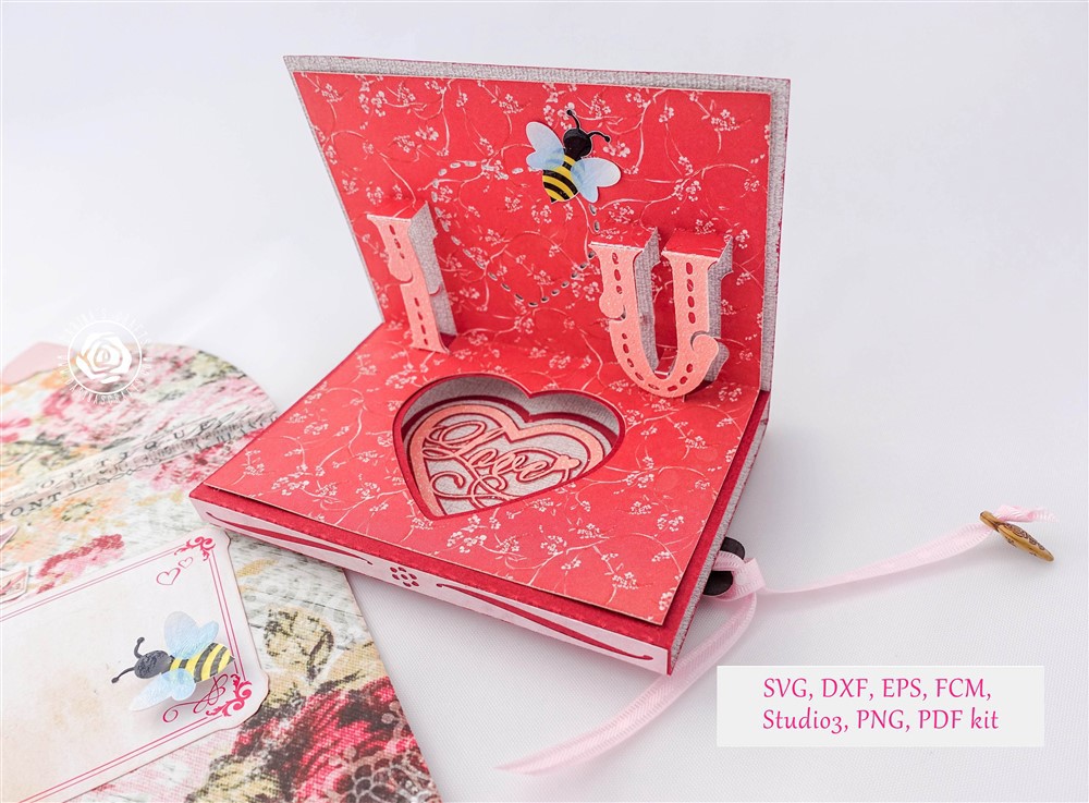 Darina's Crafts Bee-Mine_Diorama-Card07_DarinasCrafts  