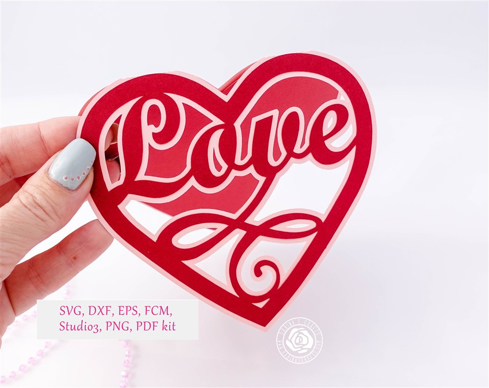 Darina's Crafts Love-Heart-Card-0117DarinasCrafts  