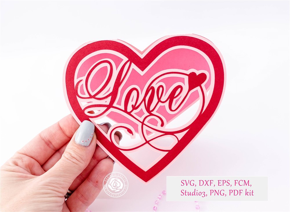 Darina's Crafts Love-Heart-Card-0307DarinasCrafts  