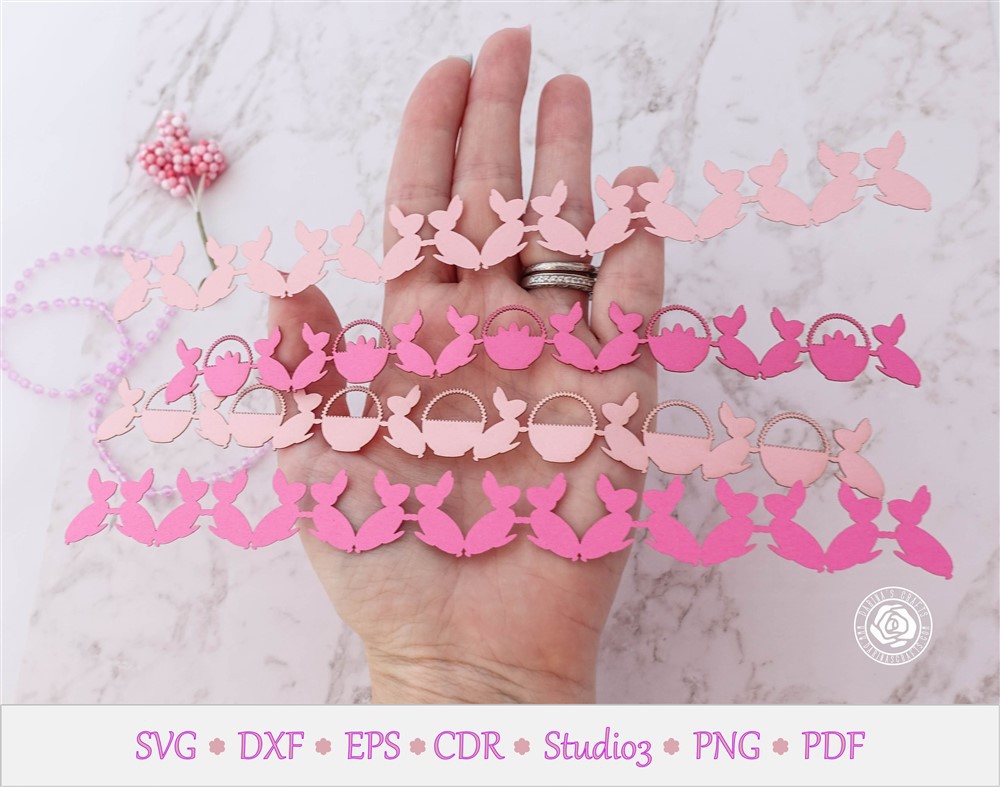 Darina's Crafts Easter-Bunny-Borders-SVG-kit6DarinasCrafts  